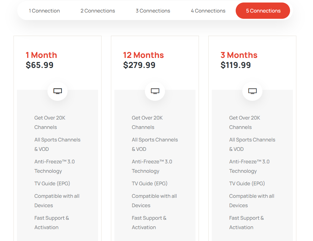catchon iptv price