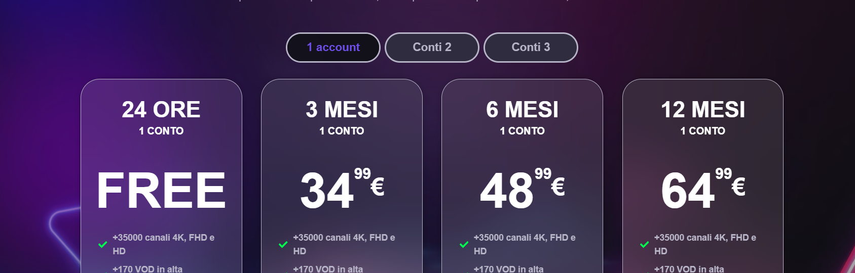 iptv harmony price