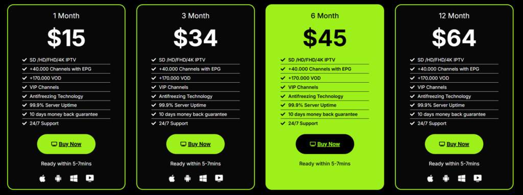 IPTV17 Pricing