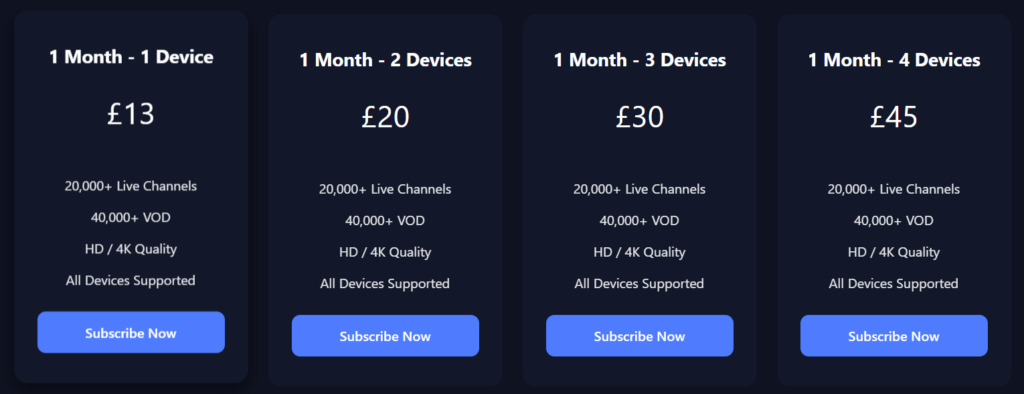 LuminaryTV IPTV 1 Month