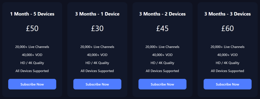 LuminaryTV IPTV 3 Month