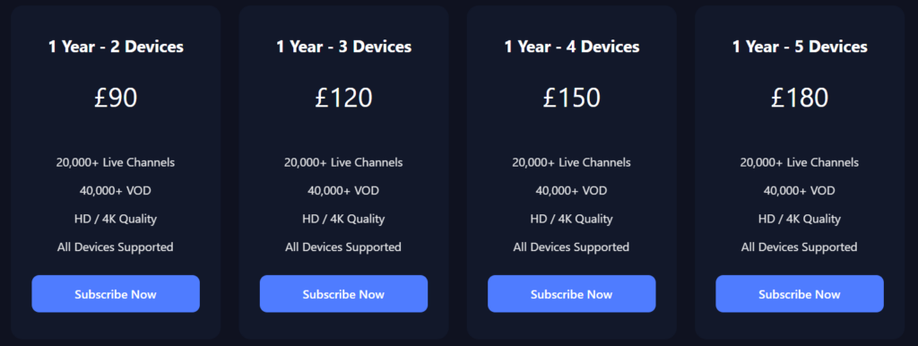LuminaryTV IPTV 12 Month