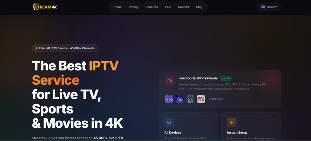 Stream4k IPTV