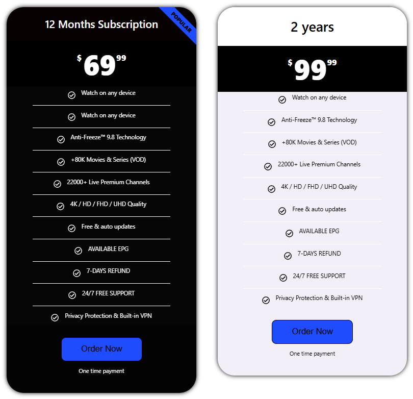 Smix IPTV Pricing