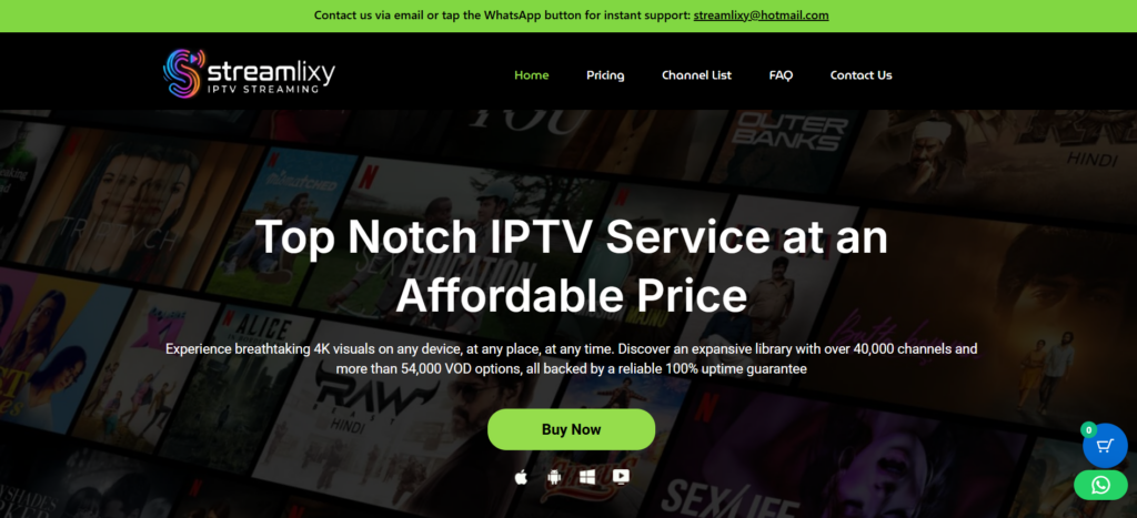 Streamlixy IPTV