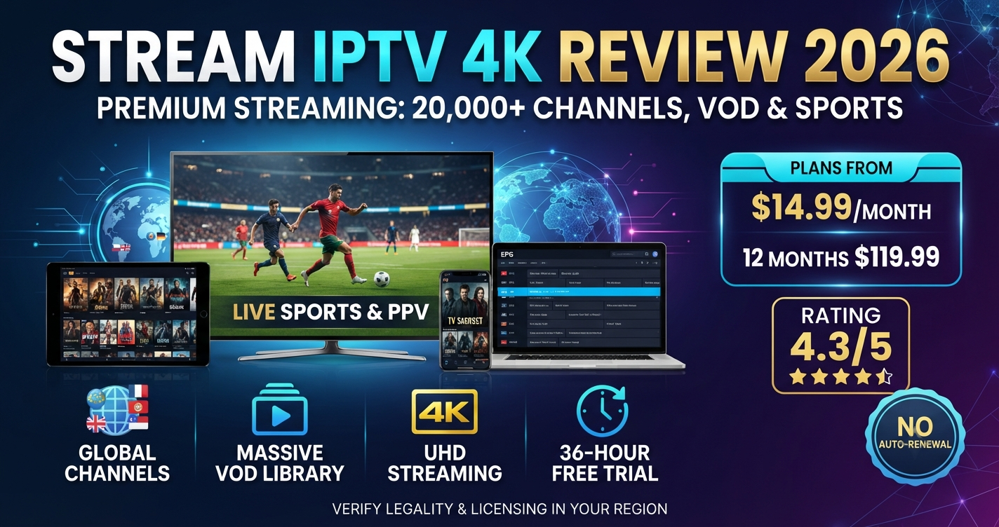 Stream IPTV 4K